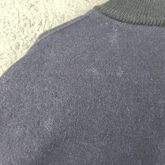 Vintage Bomber Varsity Jacket Men's Large Two Toned Wool 90's Quilted Gorpcore - Picture 13 of 14